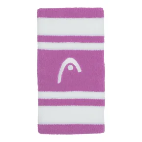 Head Muñequera a rayas 5 Alight Lila Blanco