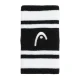 Muñequeras HEAD Wristband Striped 5 Negro/Blanco imagen 1 Muñequeras HEAD Wristband Striped 5 Negro/Blanco - imagen 1