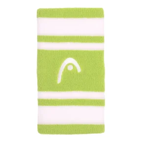 Head Muñequera Striped 5 Verde Lima Blanco