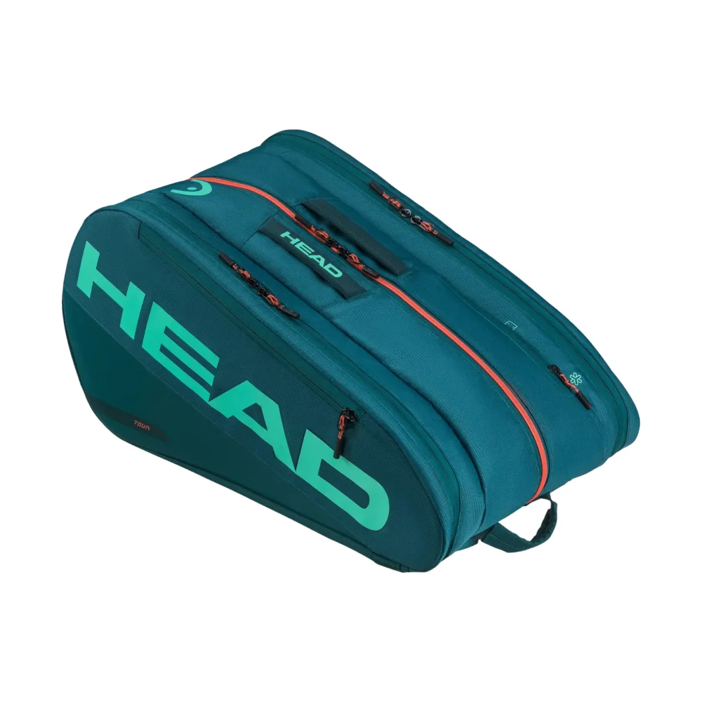 Head Tour Bolsa de Pádel L Verde Oscuro 2026 – Bolsa profesional de pádel para 7 raquetas con protección CCT+ - imagen 4