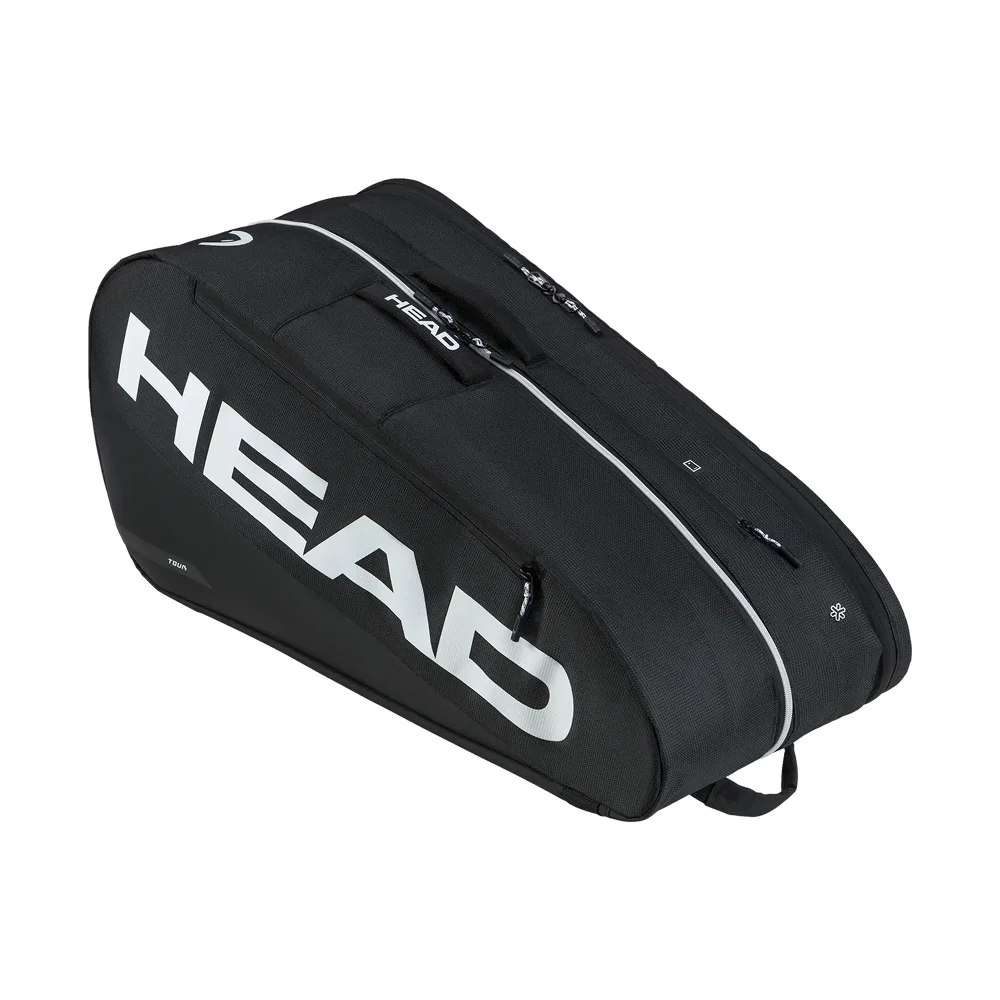 Head Tour Bolsa para Raquetas L Negro — Bolsa grande 2026 para 9 raquetas - imagen 2