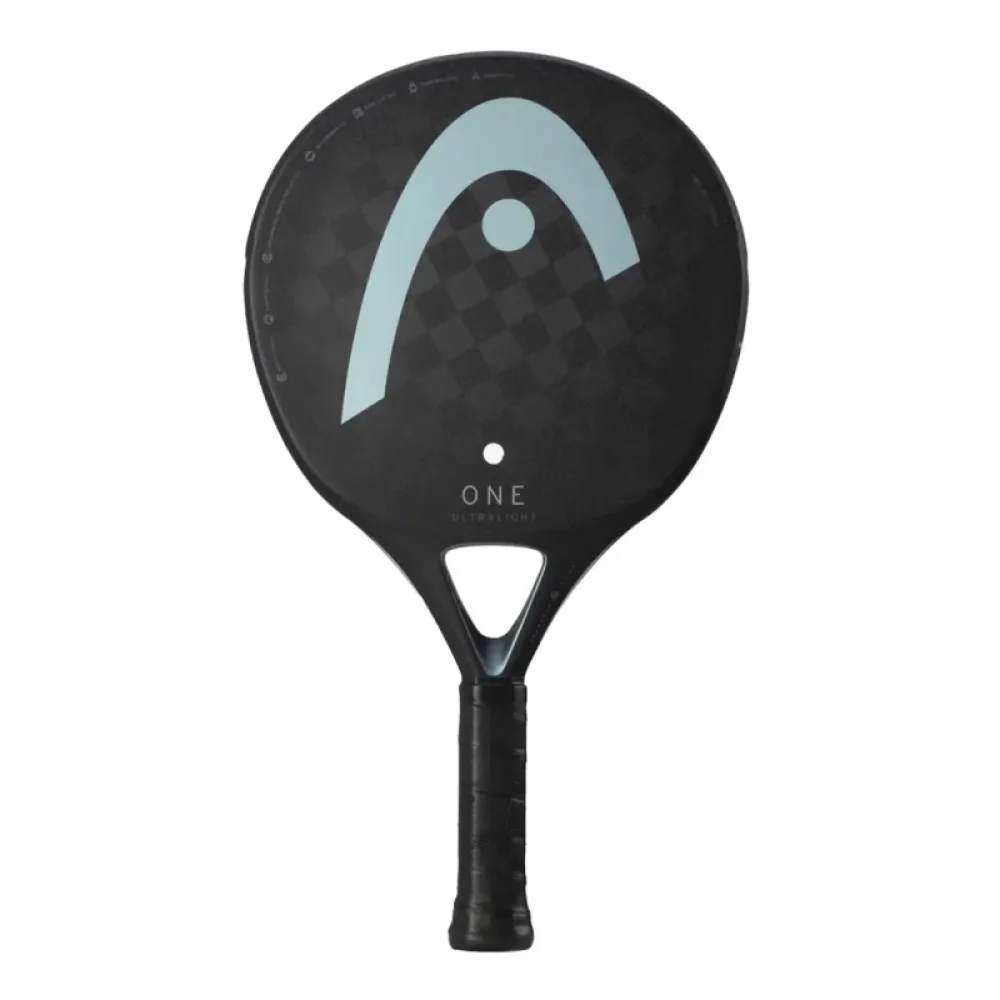 Head One Ultralight Negro 2025 - Raqueta de pádel versátil y ligera para principiantes - imagen 1