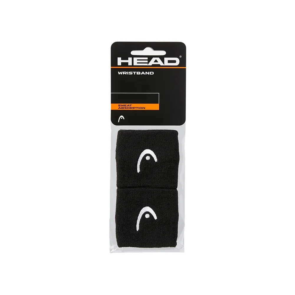 Head Muñequera 2.5 Negro – Muñequera deportiva cómoda y elástica - imagen 1