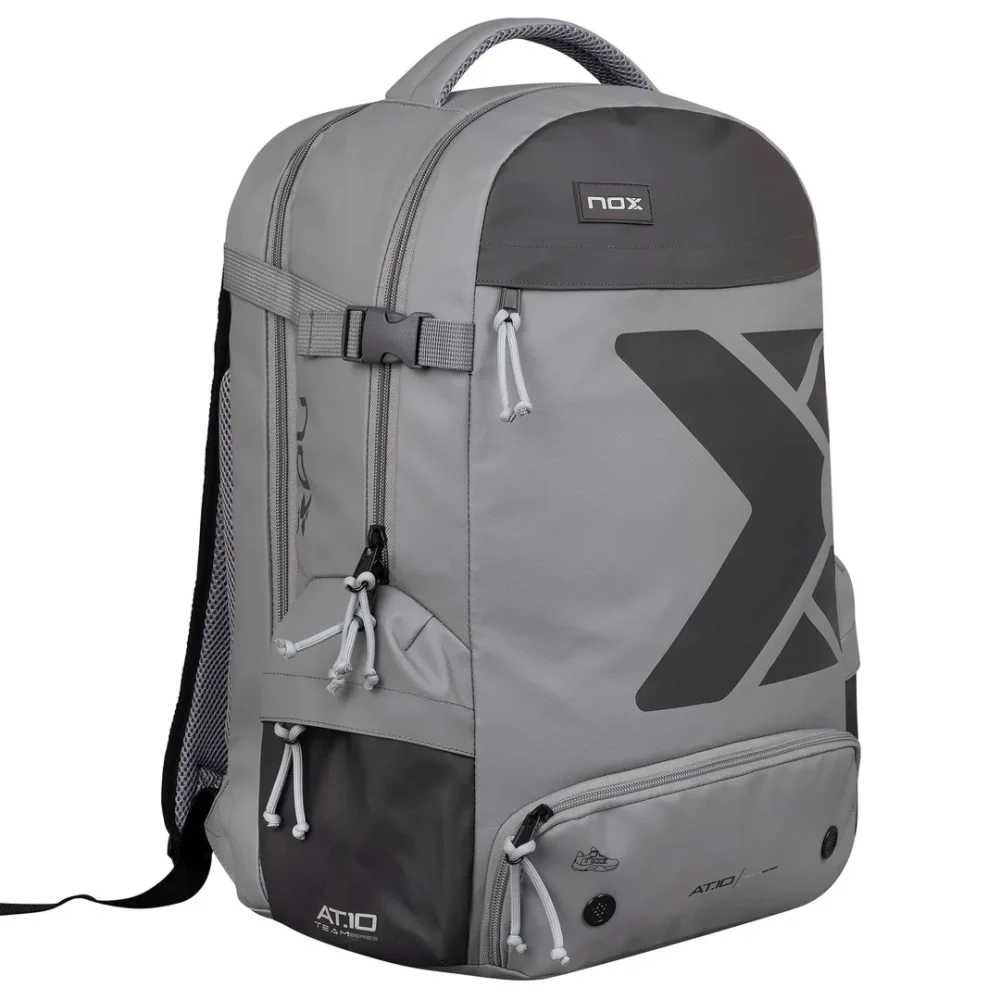 Nox Mochila AT10 Team Gris – mochila deportiva urbana con organización inteligente - imagen 2
