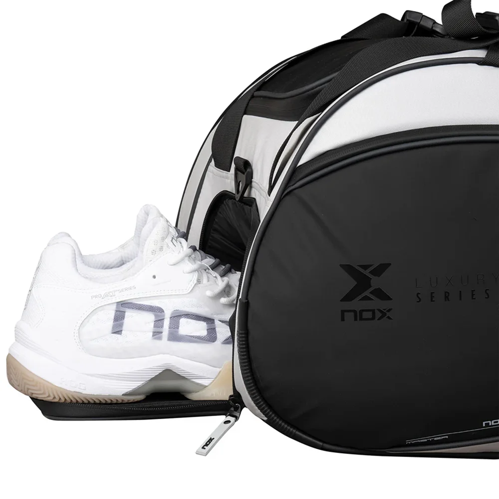 Nox Bolsa de deporte Luxury Master Series Negro Blanco – bolsa deportiva premium con protección térmica y diseño moderno - imagen 5