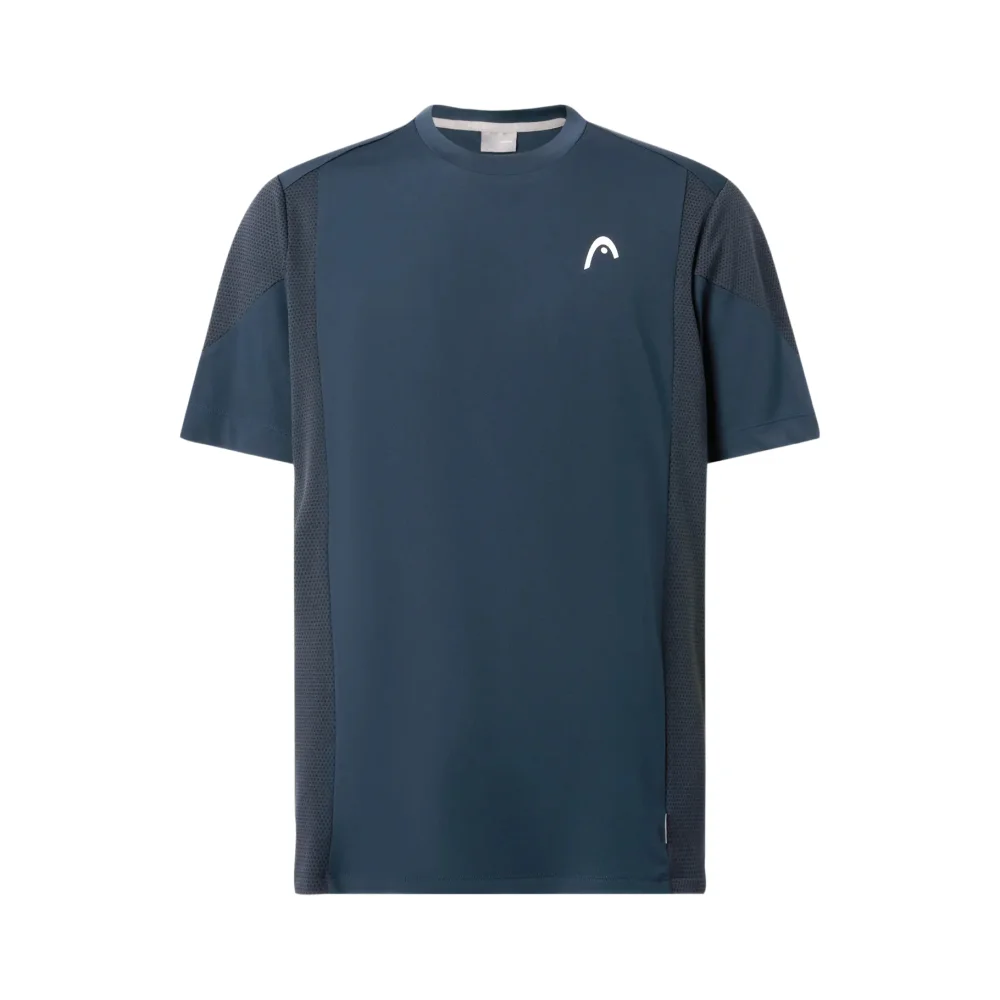 Head SLICE Camiseta Hombre Azul Marino – Camiseta deportiva interlock para hombre - imagen 3