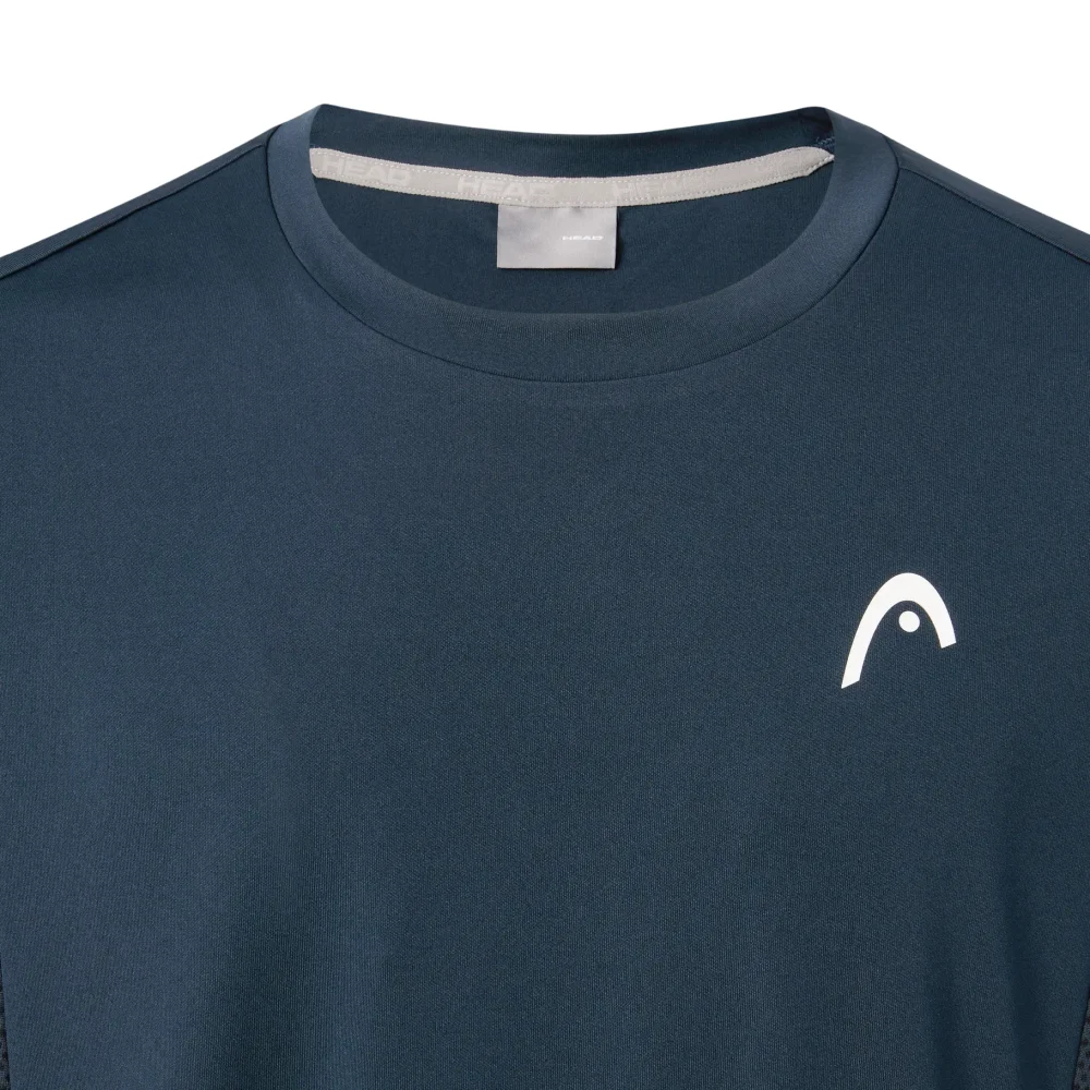 Head SLICE Camiseta Hombre Azul Marino – Camiseta deportiva interlock para hombre - imagen 4