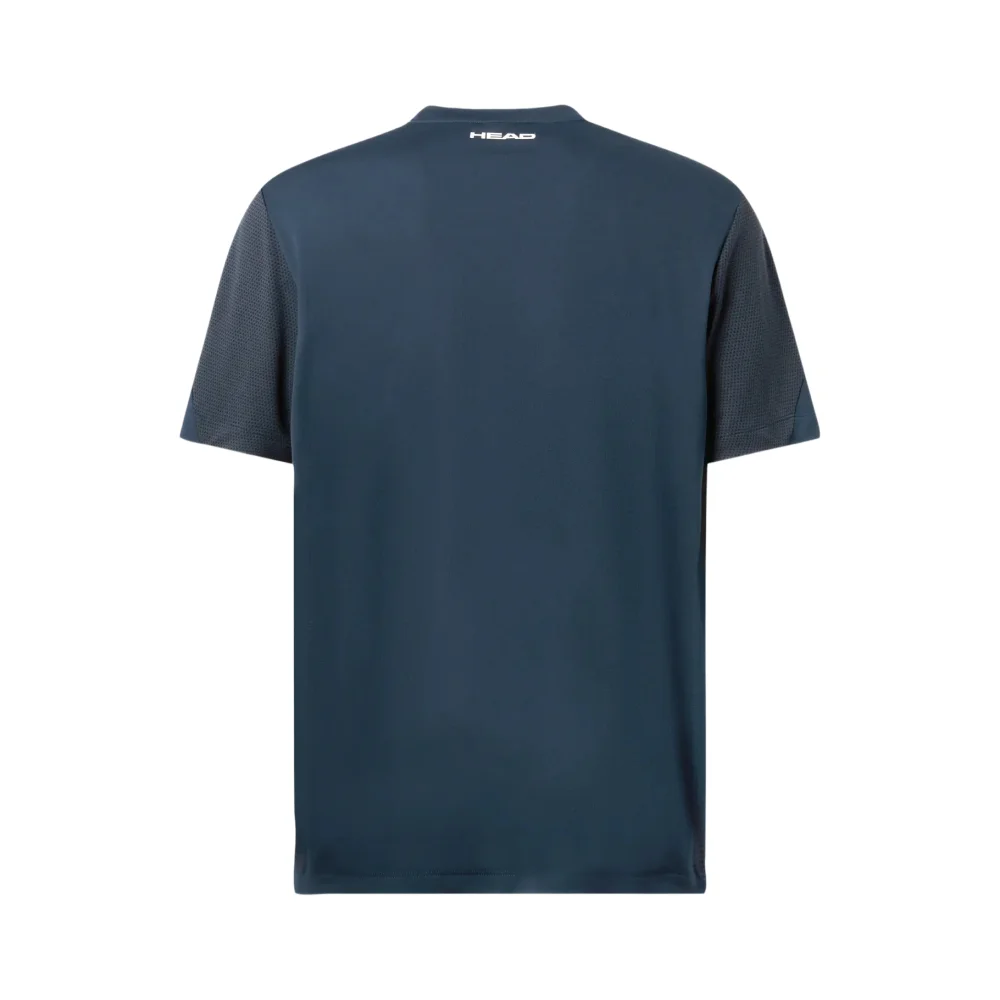 Head SLICE Camiseta Hombre Azul Marino – Camiseta deportiva interlock para hombre - imagen 5