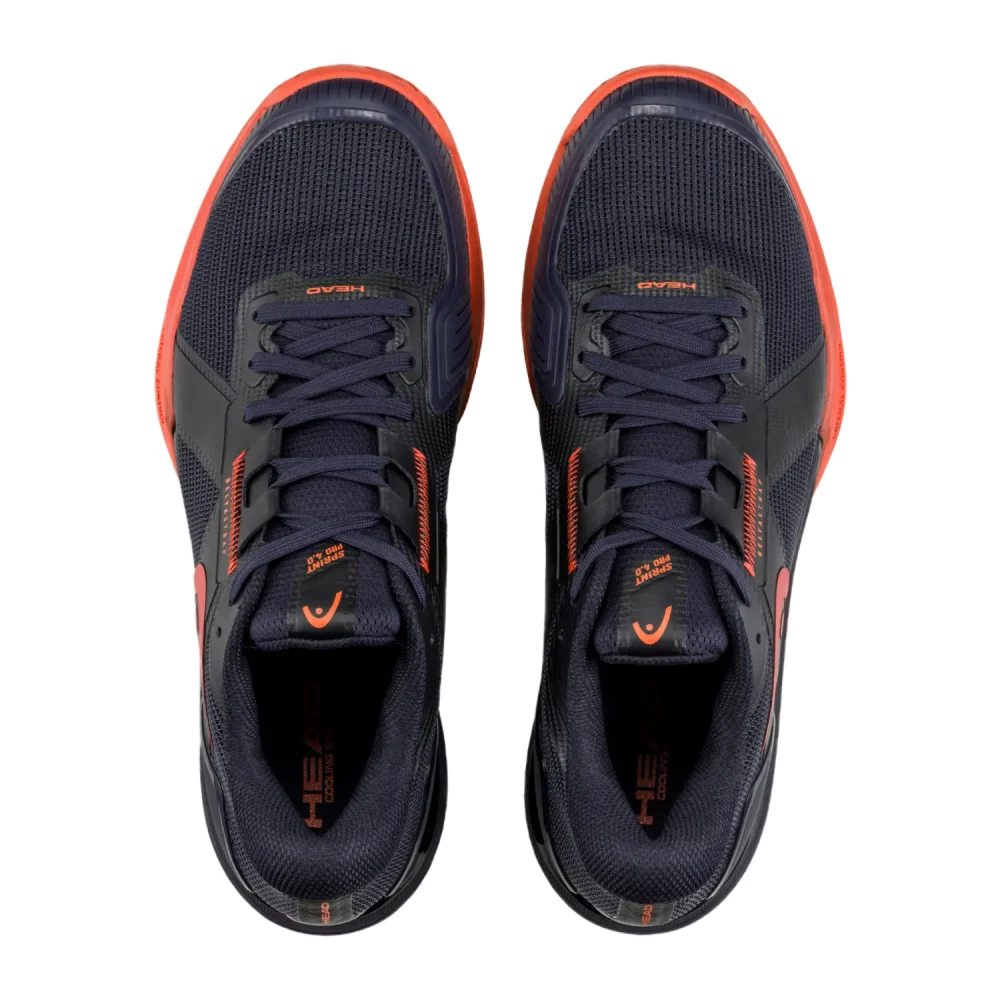 Head Sprint PRO 4.0 Clay hombre Dark Oscuro&Rojo – Lightweight y Fast - imagen 5