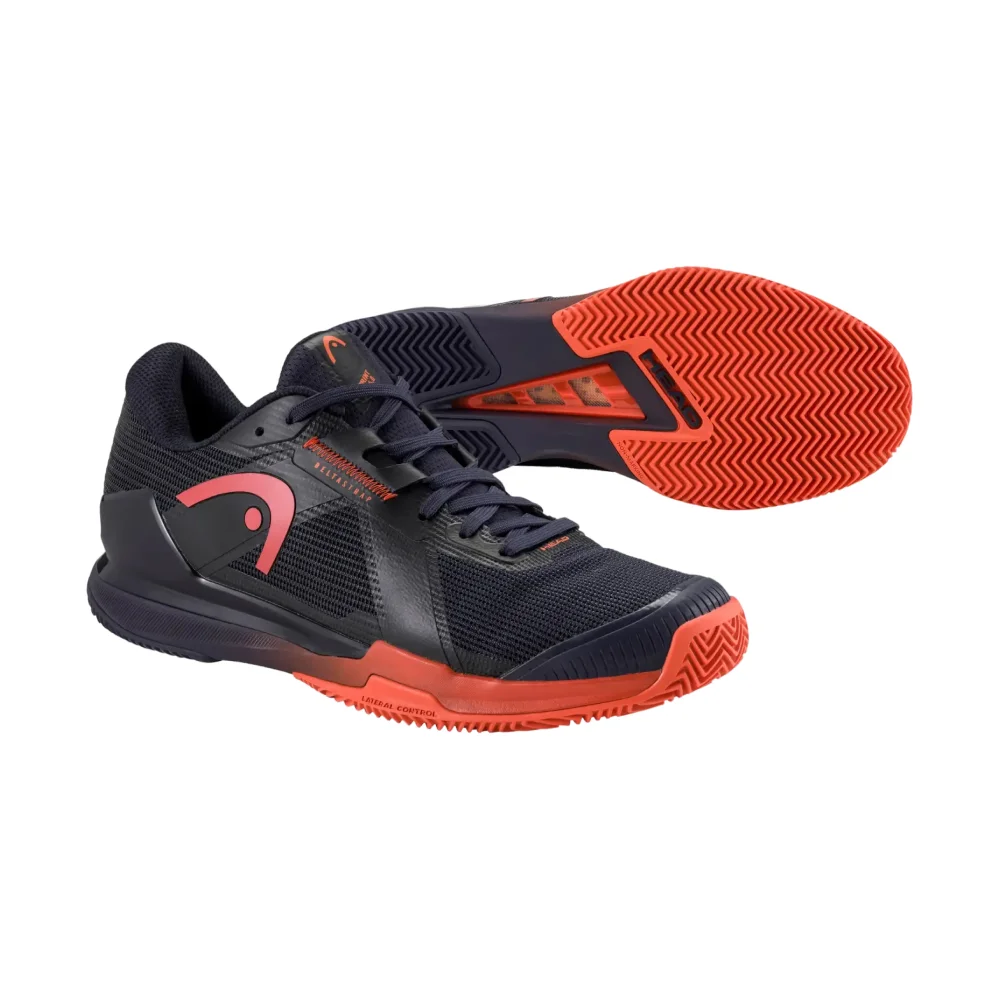Head Sprint PRO 4.0 Clay hombre Dark Oscuro&Rojo – Lightweight y Fast - imagen 3