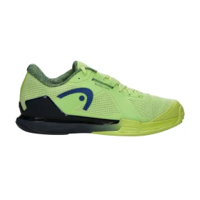 Head Sprint PRO 4.0 Clay Hombres Verde Lima Oscuro Azul Marino