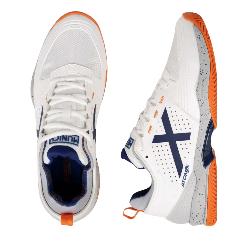 Munich Atomik 49 Blanco/Naranja – Zapatillas profesionales de pádel - imagen 3