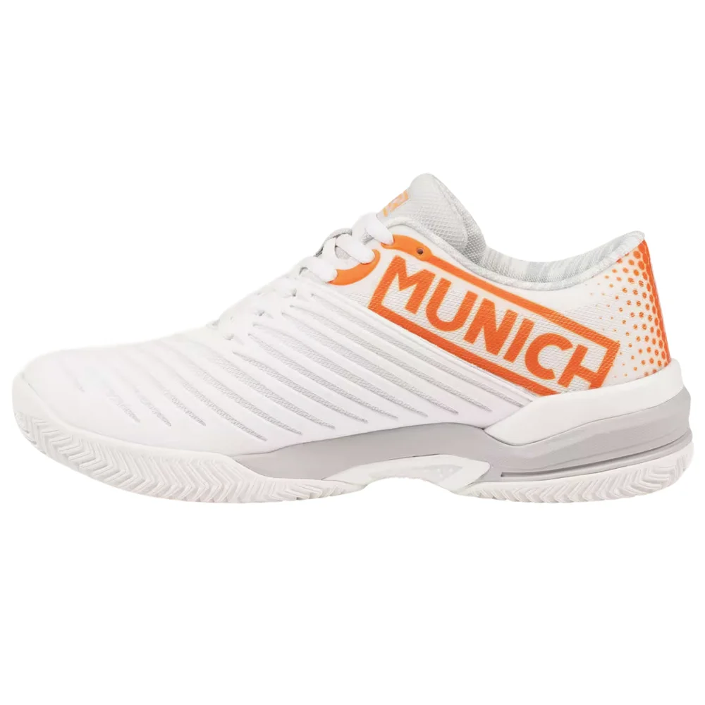 Munich Padx 60 Blanco/Naranja – Zapatillas de pádel duraderas - imagen 3
