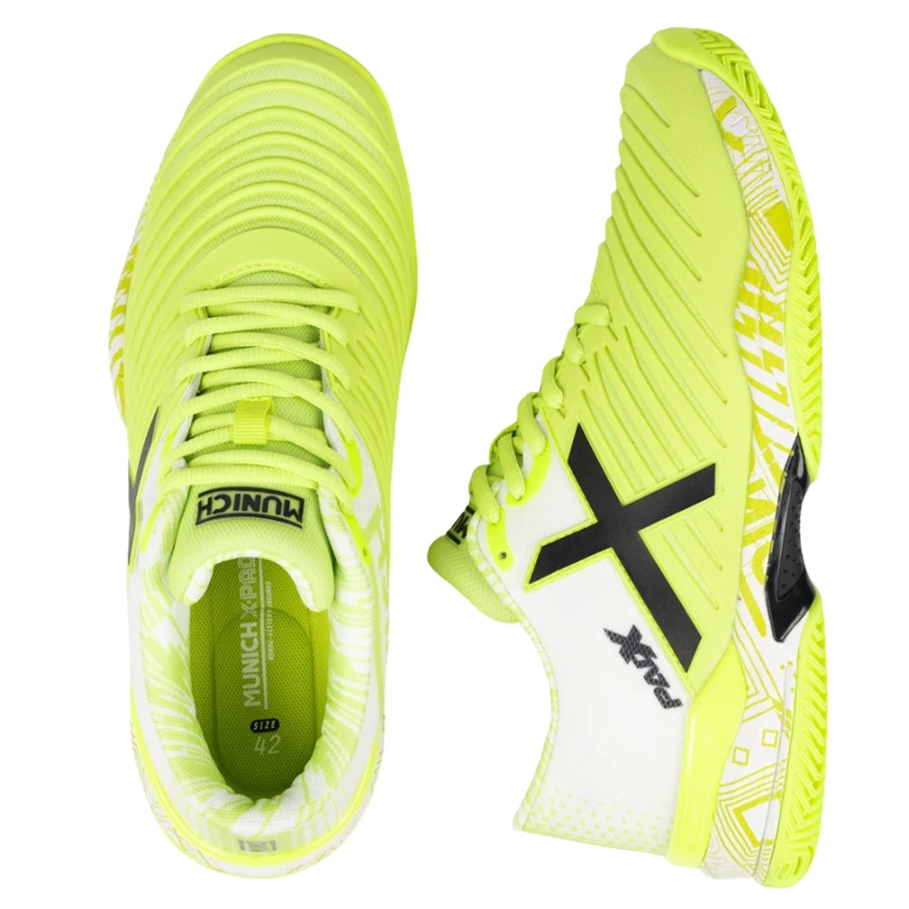 Munich PADX 62 Blanco/Amarillo 2026 – Zapatillas de Pádel Profesionales - imagen 3