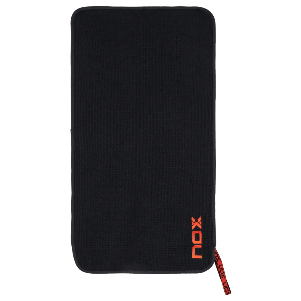 Nox Toalla de Algodón Negro Rojo – Toalla deportiva premium de pádel - imagen 3