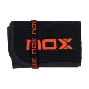 Nox Toalla de Algodón Negro Rojo