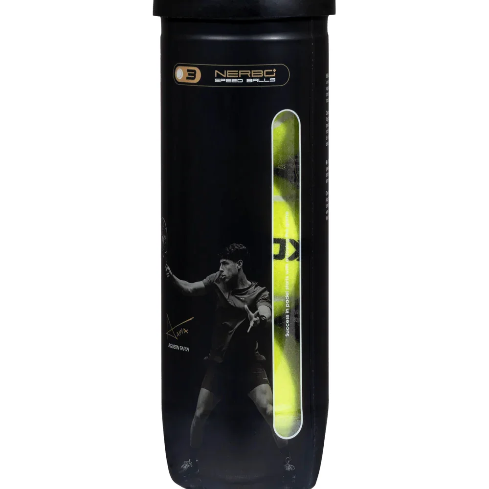 Nox Nerbo+ Speed Tubo de pelotas – Pelotas de pádel de ataque con bote rápido - imagen 3