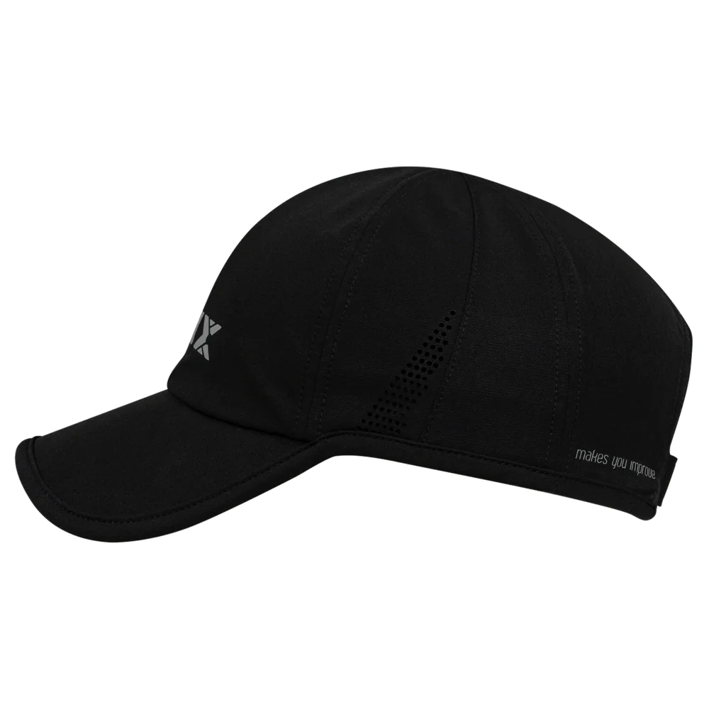 Nox Cap Negro Blanco - Talla única – Gorra técnica de pádel para hombre y mujer - imagen 3