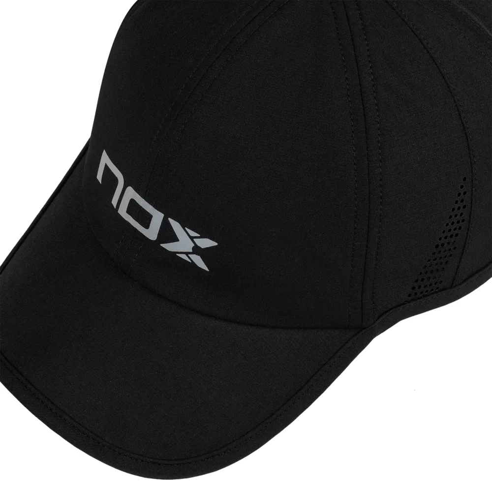 Nox Cap Negro Blanco - Talla única – Gorra técnica de pádel para hombre y mujer - imagen 5
