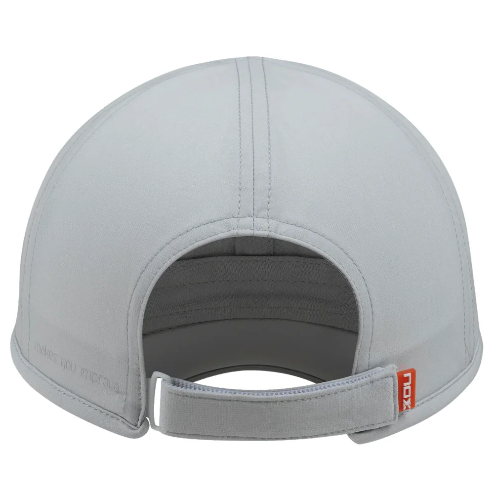 Nox Cap Gris - Talla única – Gorra de pádel ligera y transpirable – Equipamiento profesional - imagen 3