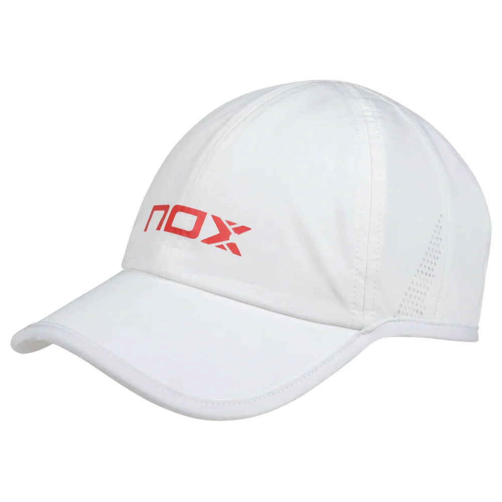 Nox Cap Blanco Rojo - Talla única – Gorra técnica de pádel para hombre y mujer - imagen 1