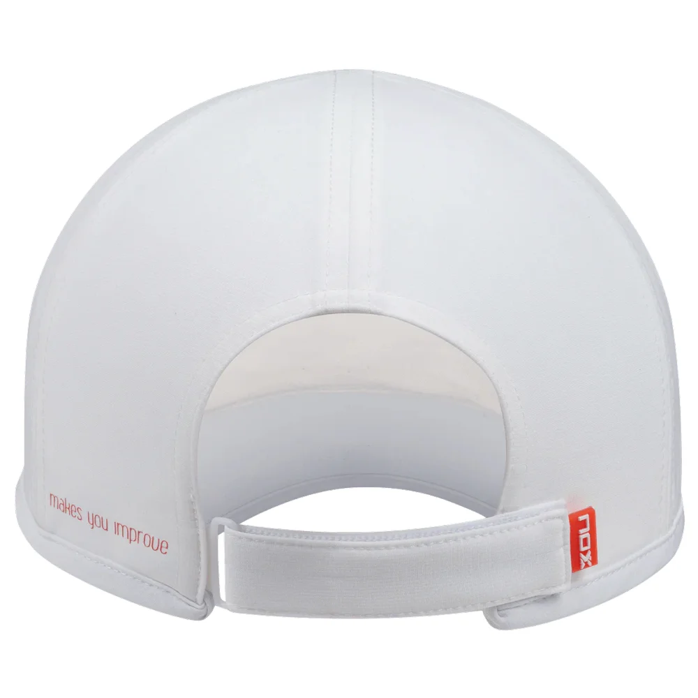 Nox Cap Blanco Rojo - Talla única – Gorra técnica de pádel para hombre y mujer - imagen 3