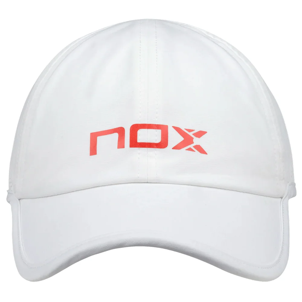 Nox Cap Blanco Rojo - Talla única – Gorra técnica de pádel para hombre y mujer - imagen 4
