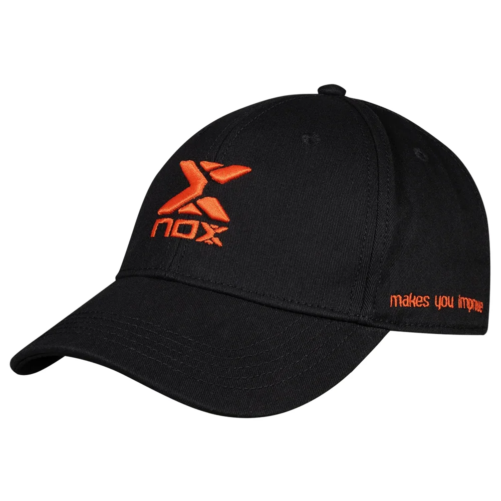 Nox Street Negro Rojo — gorra de pádel con protección solar - imagen 1