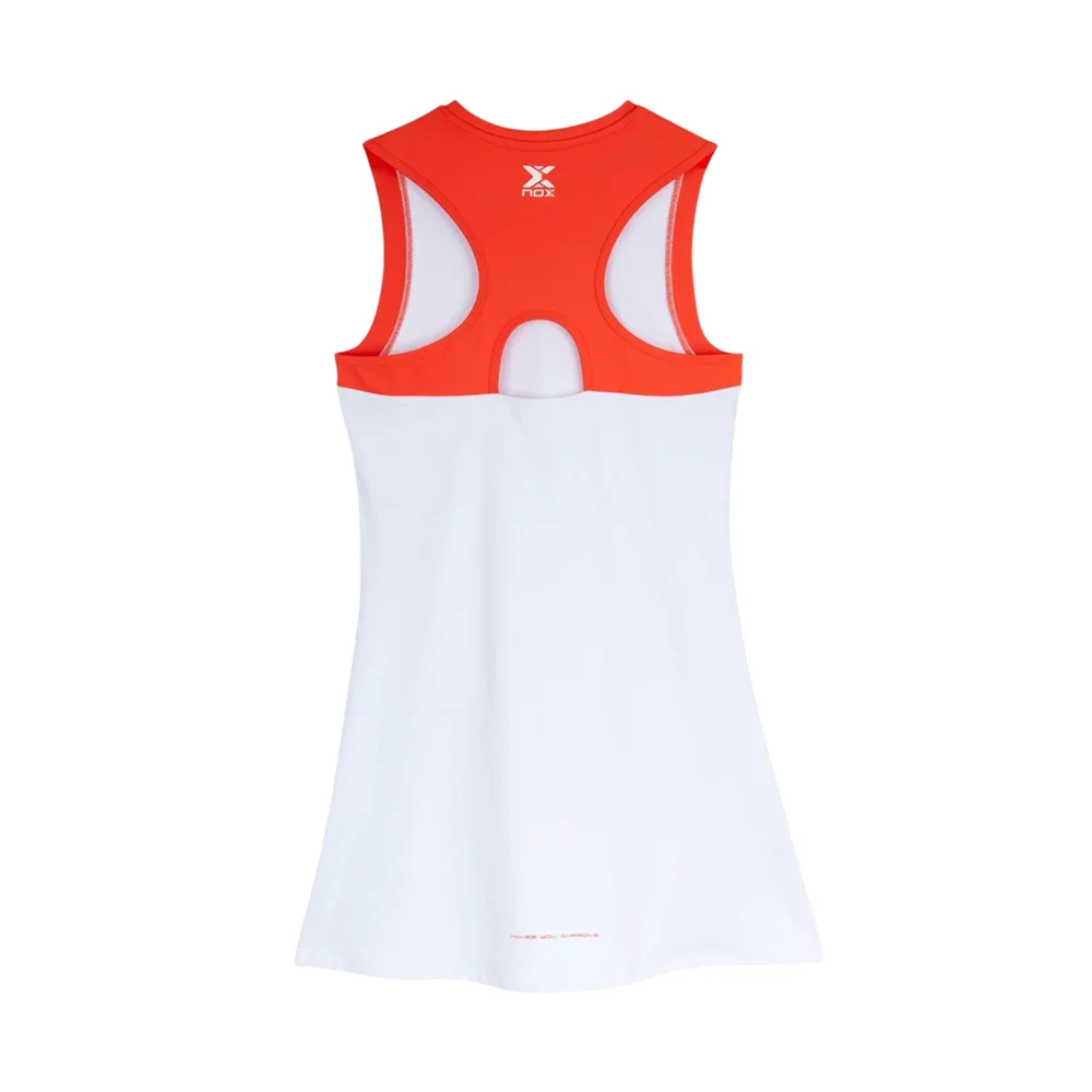 Nox Team Vestido Blanco – Vestido de pádel para mujer ajustado - imagen 2
