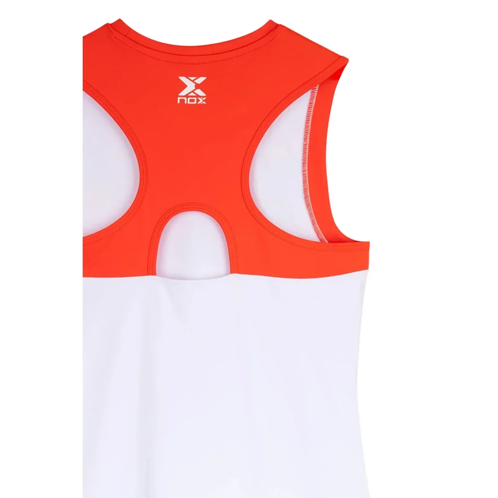 Nox Team Vestido Blanco – Vestido de pádel para mujer ajustado - imagen 3