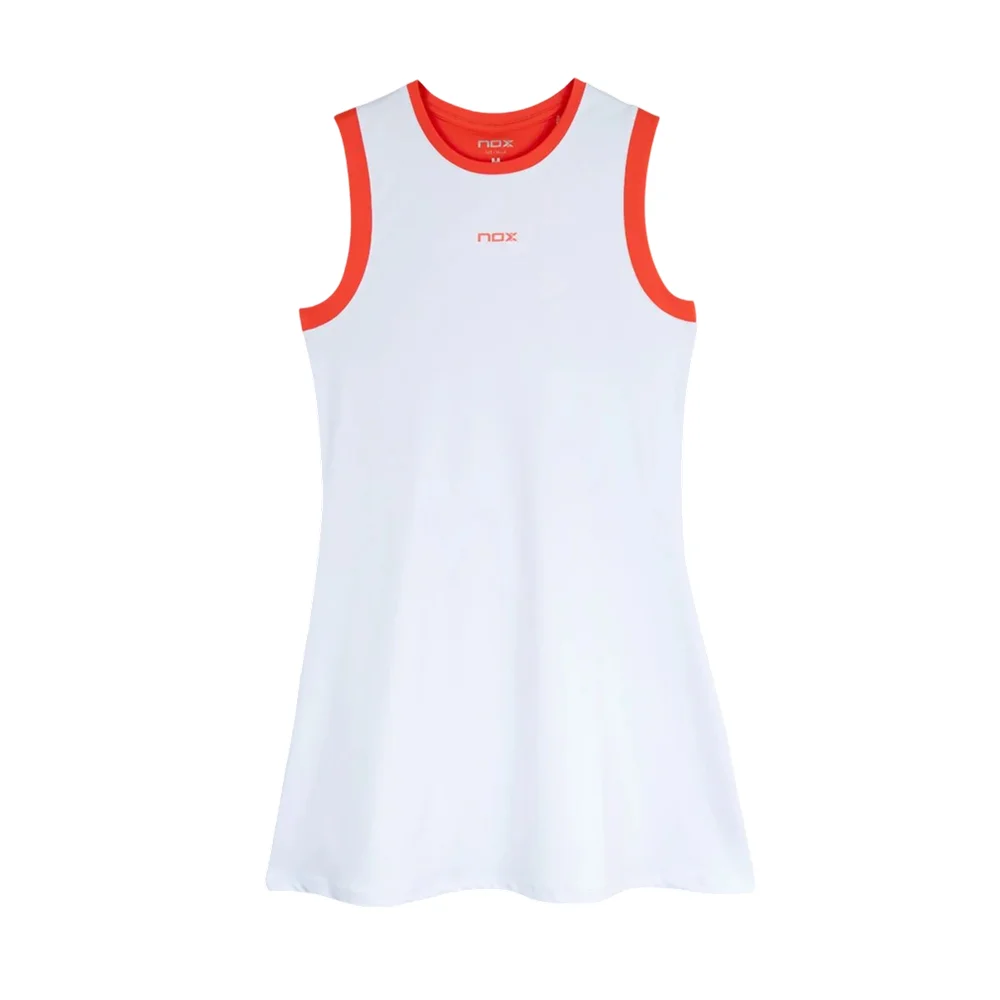 Nox Team Vestido Blanco – Vestido de pádel para mujer ajustado - imagen 1