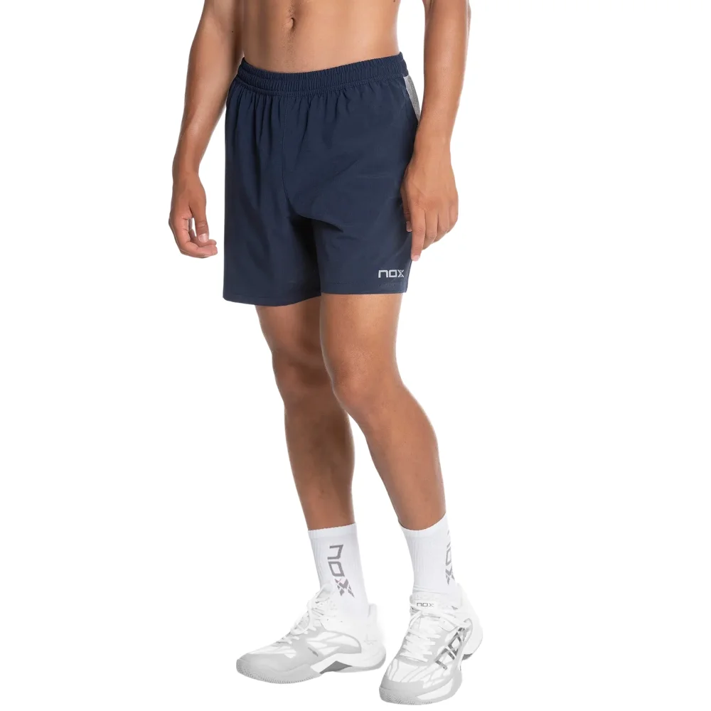 Nox Team pantalones cortos para hombre azul oscuro - imagen 4