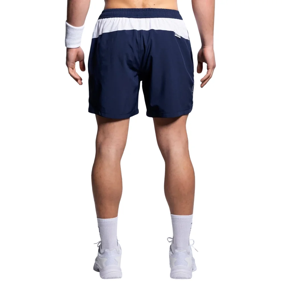 Nox Team hombre Padel pantalones cortos azul — Serie de rendimiento profesional - imagen 2