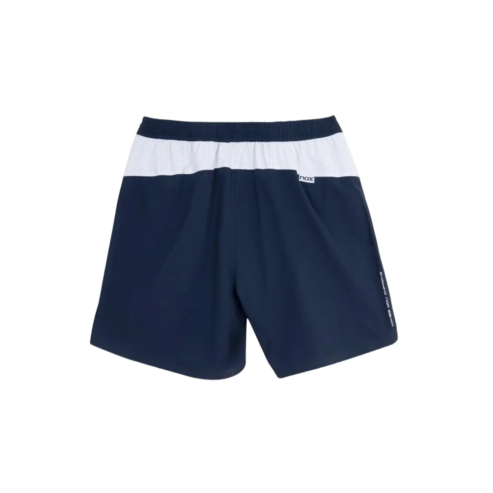 Nox Team hombre Padel pantalones cortos azul — Serie de rendimiento profesional - imagen 4