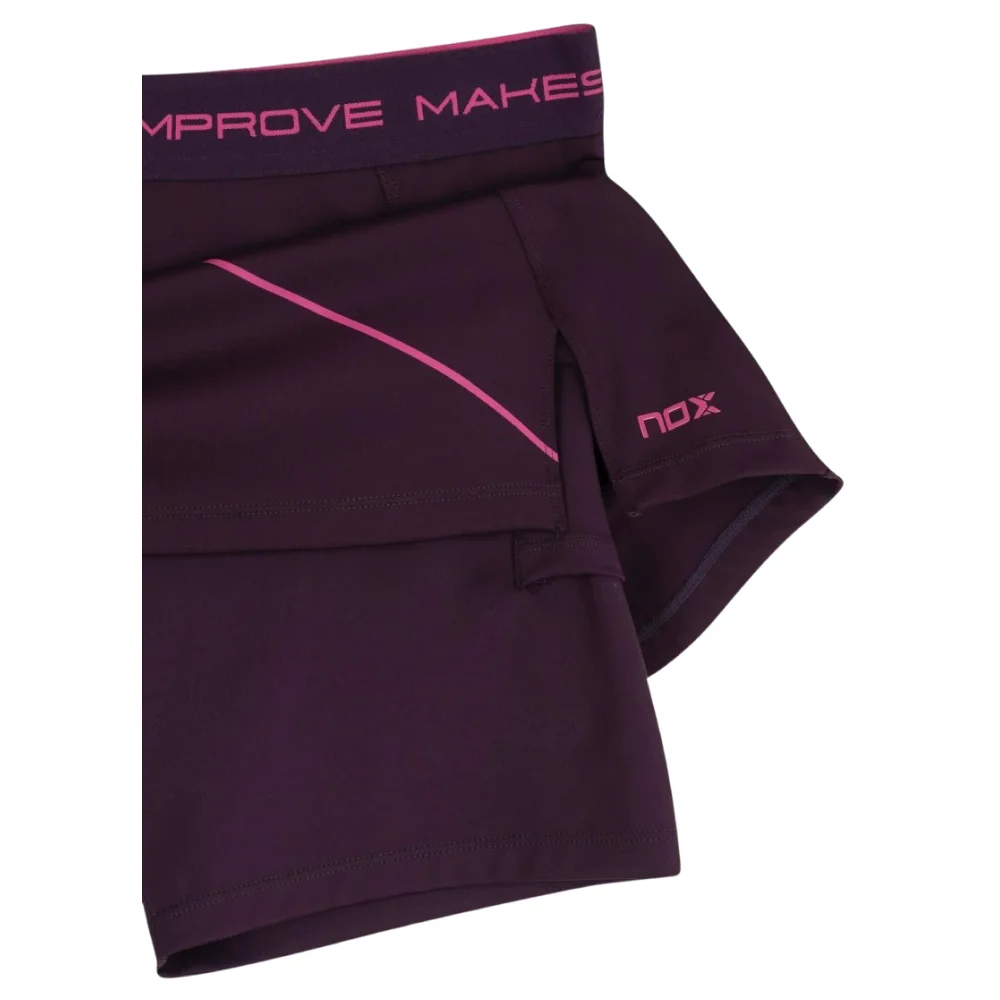 Nox Pro Falda Deep Purple — falda de pádel transpirable para mujer - imagen 3