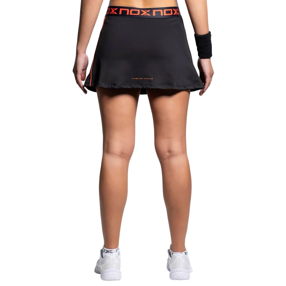 Nox Team Faldas Negro - Falda profesional de pádel para mujer - imagen 5