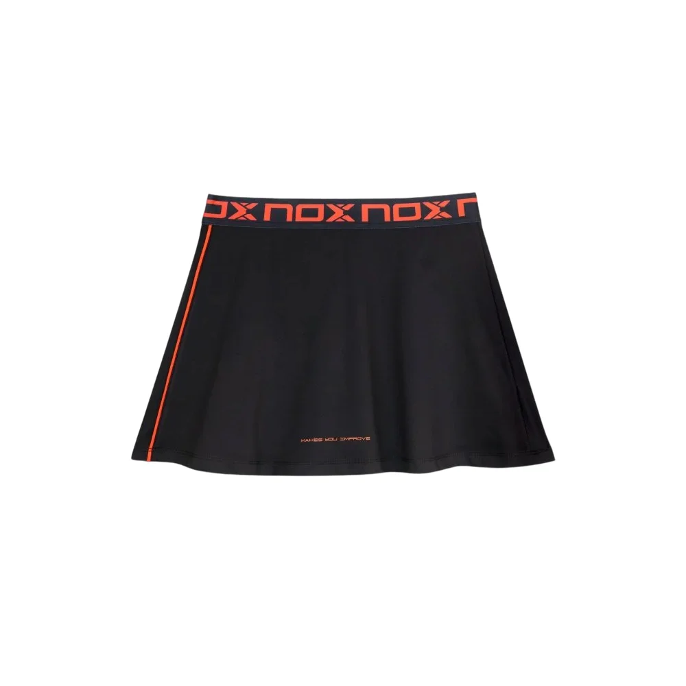 Nox Team Faldas Negro - Falda profesional de pádel para mujer - imagen 3