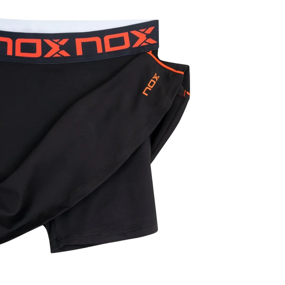 Nox Team Faldas Negro - Falda profesional de pádel para mujer - imagen 2