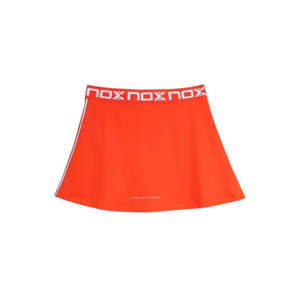 Falda de pádel Nox Team Rojo para mujer - Serie de alto rendimiento para deportistas - imagen 3
