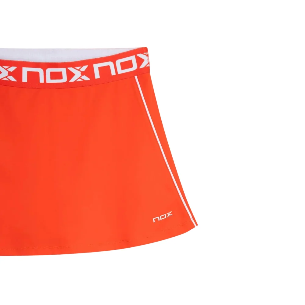 Falda de pádel Nox Team Rojo para mujer - Serie de alto rendimiento para deportistas - imagen 2