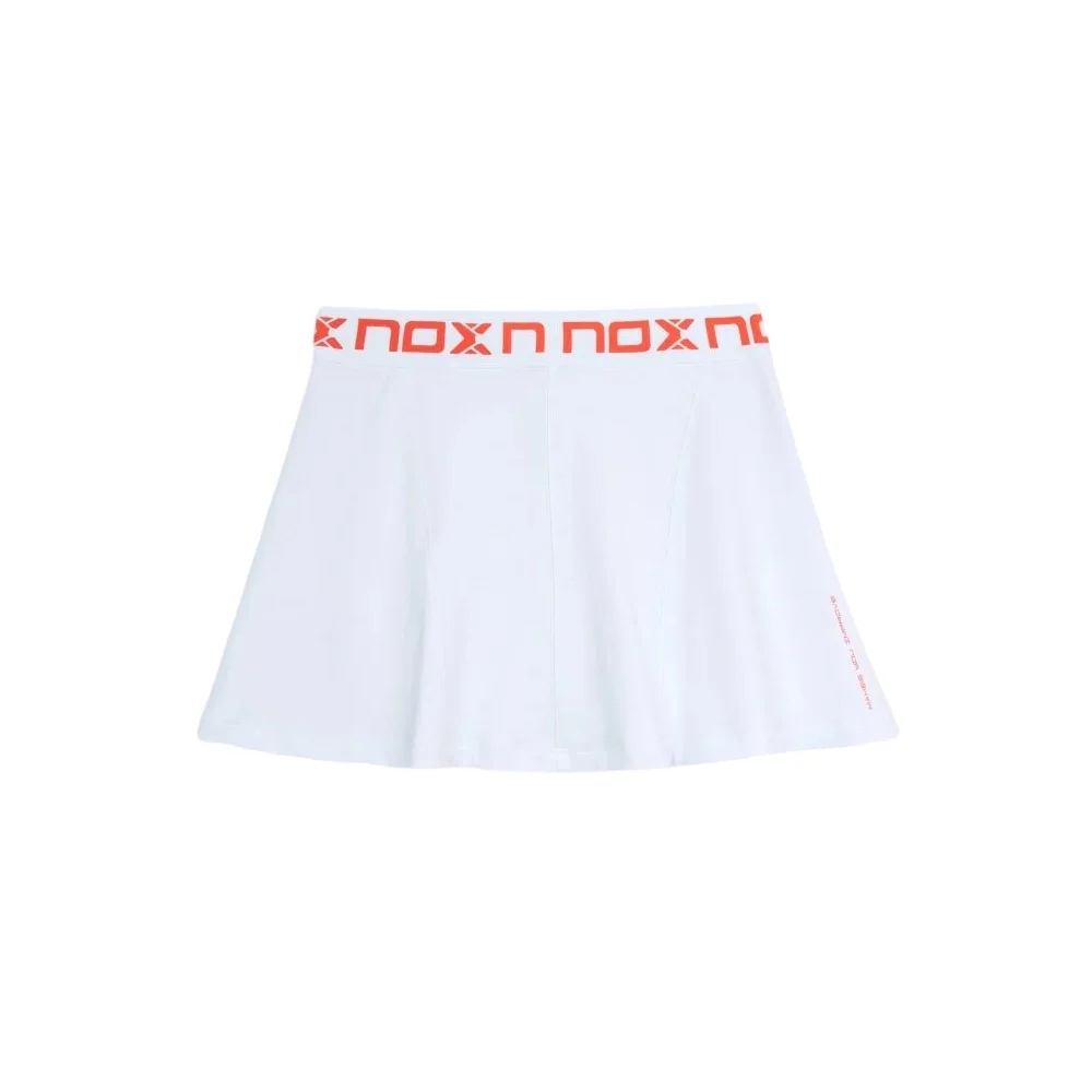 Falda de pádel Nox Team Blanco para mujer — Edición Élite de Rendimiento para Atletas - imagen 3