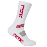 Nox Calcetines técnicos Blanco Rojo Logo Hombre