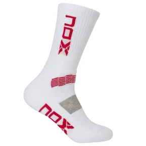 Nox Calcetines técnicos Blanco Rojo Logo Hombre