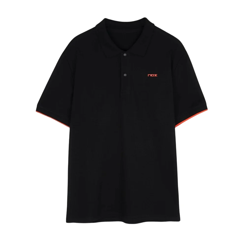 Polo negro Nox CORP para hombre — Edición lifestyle premium de algodón y elastano - imagen 1