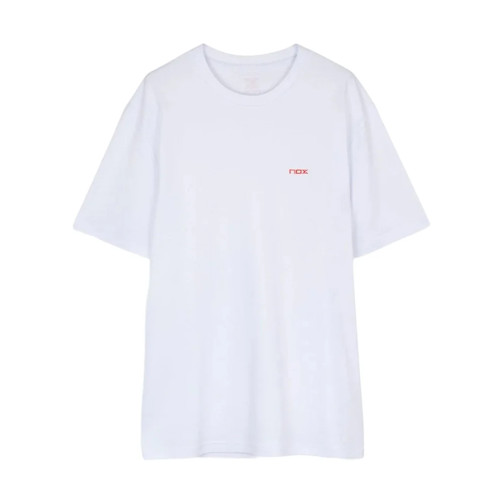 Camiseta blanca Nox CORP para hombre — Serie lifestyle de algodón clásico - imagen 1