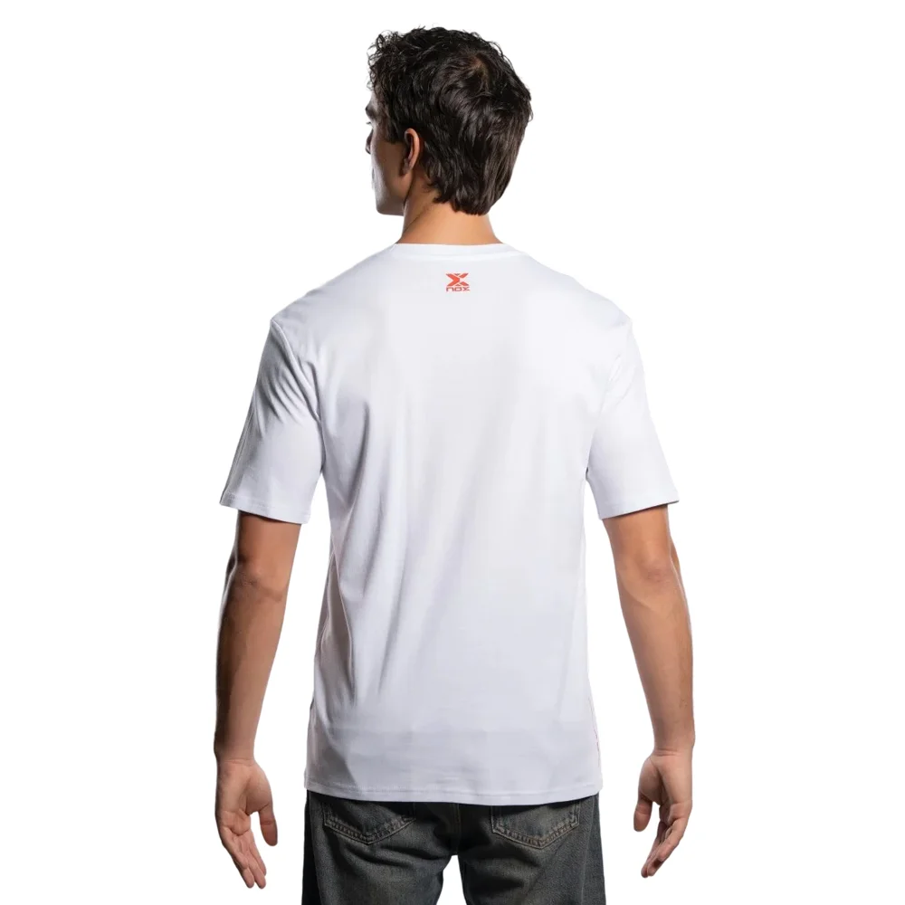 Camiseta blanca Nox CORP para hombre — Serie lifestyle de algodón clásico - imagen 5
