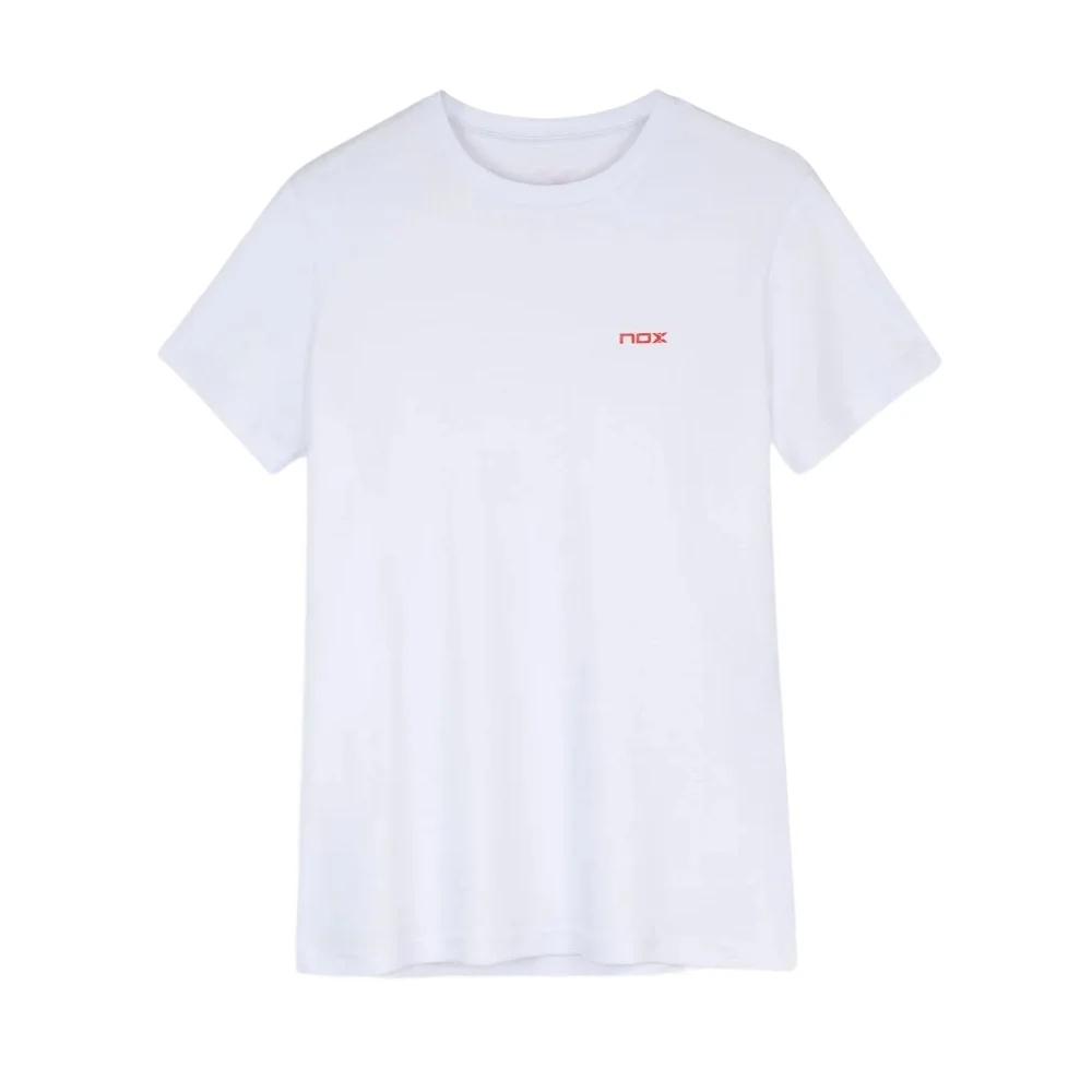 Camiseta blanca para mujer Nox CORP — Edición lifestyle premium de algodón - imagen 1
