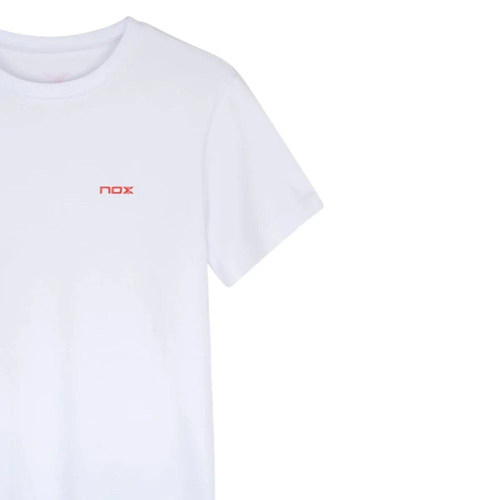 Camiseta blanca para mujer Nox CORP — Edición lifestyle premium de algodón - imagen 3