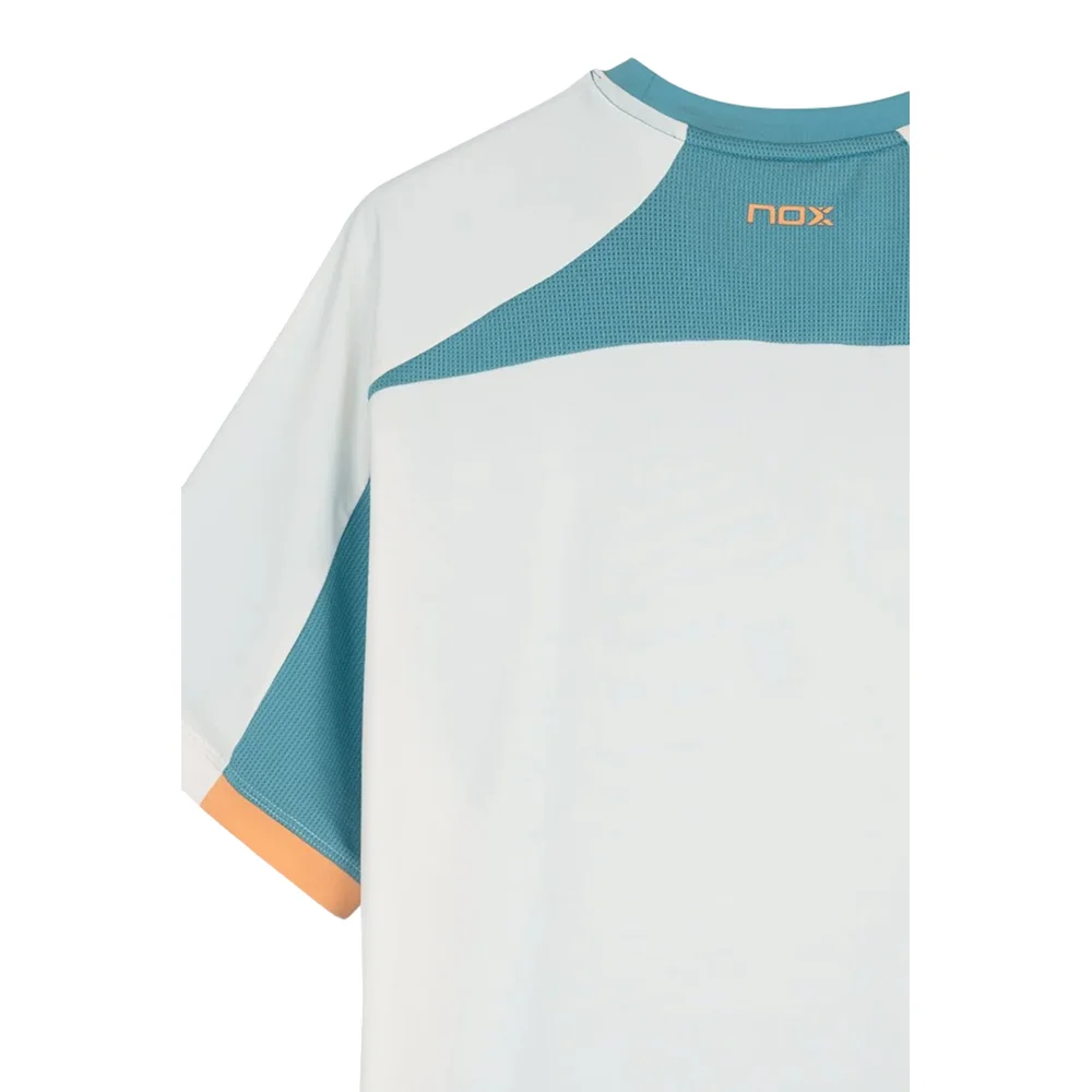 Nox Pro Camiseta de hombre Turquesa empolvado – Rendimiento transpirable en pádel - imagen 3