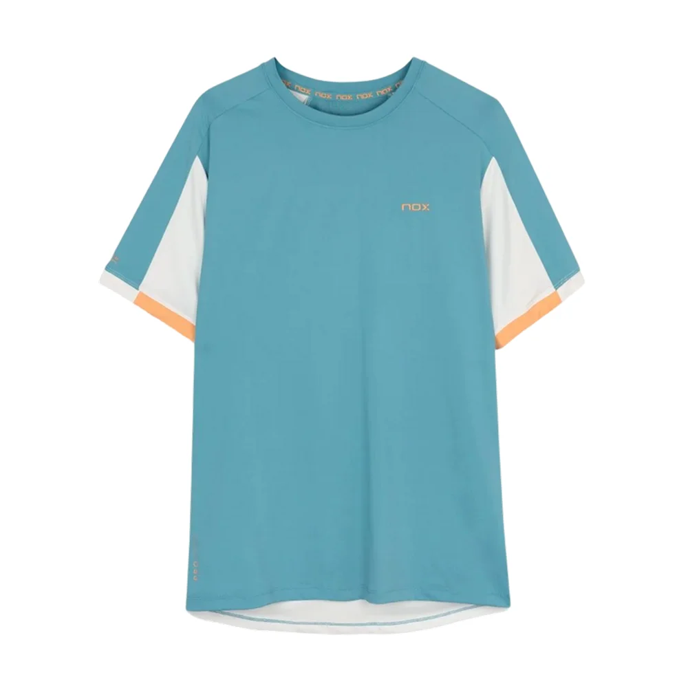 Nox Pro Camiseta de hombre Turquesa empolvado – Rendimiento transpirable en pádel - imagen 1